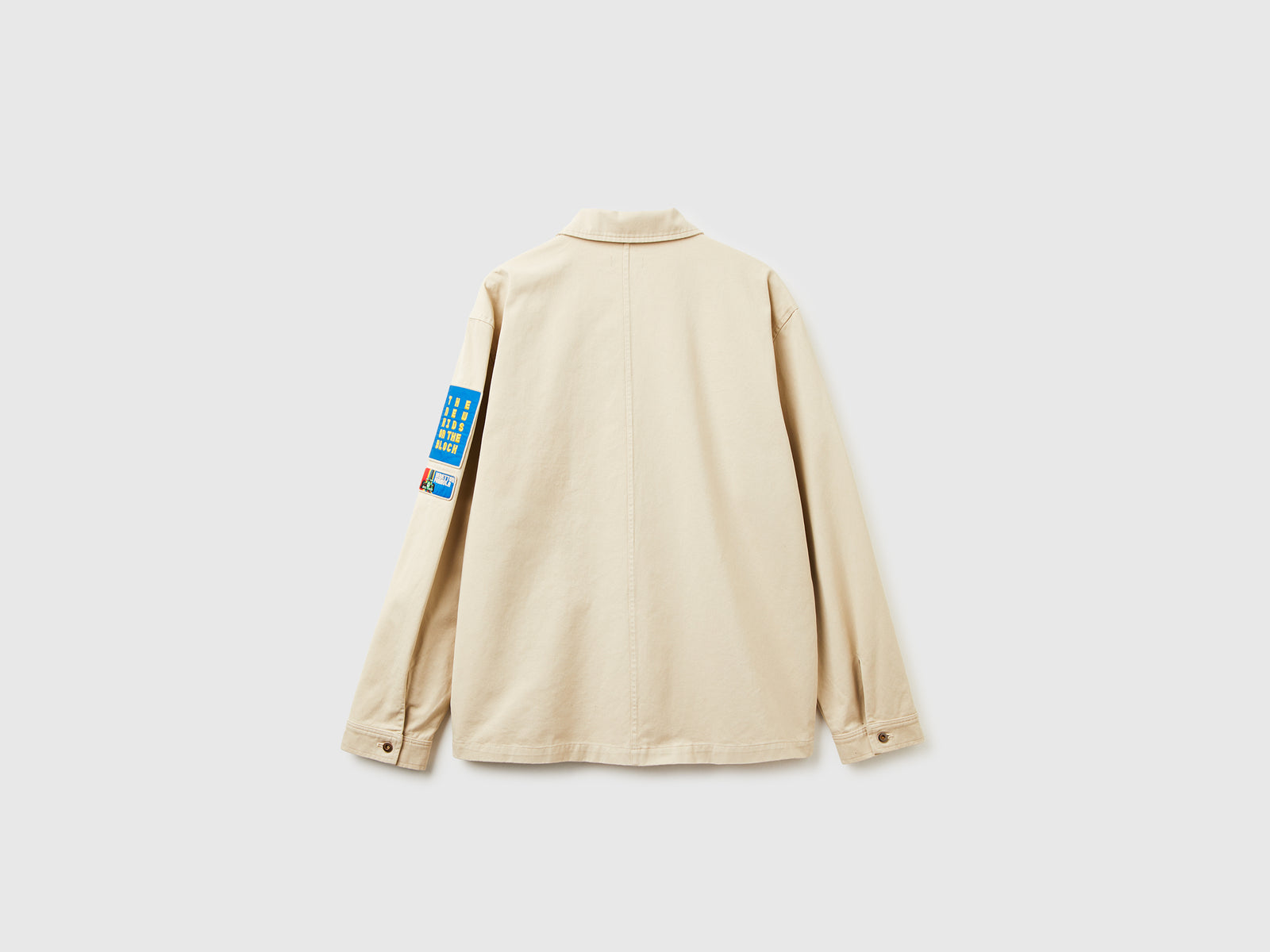 Camicia worker Benetton Formula da uomo beige 2 | Benetton Outlet