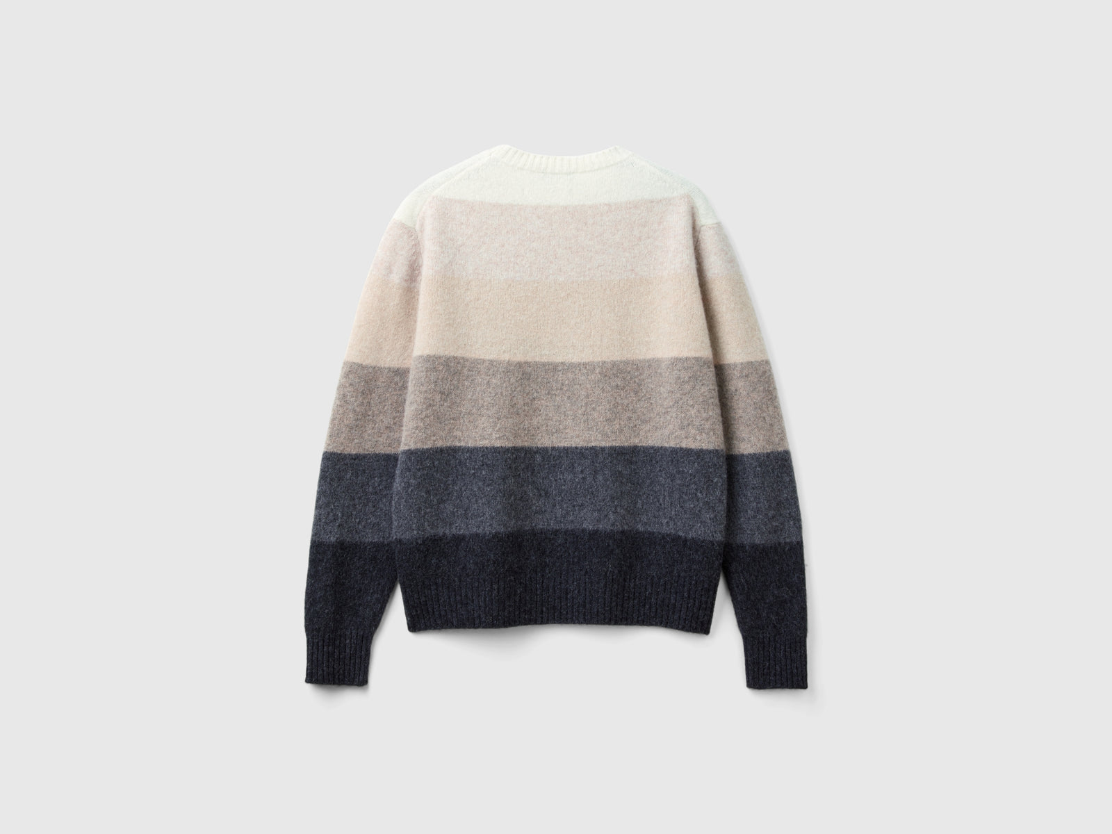 Maglia a righe in pura lana Shetland da uomo multi-color 2 | Benetton Outlet