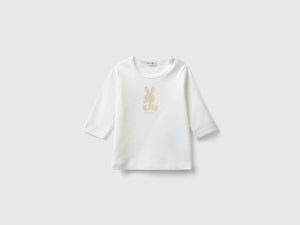 T-shirt manica lunga 100% cotone bio