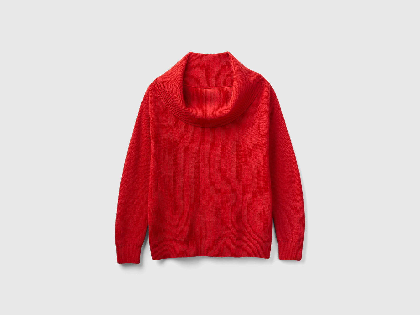Maglia con spalle scoperte da donna rosso | Benetton Outlet