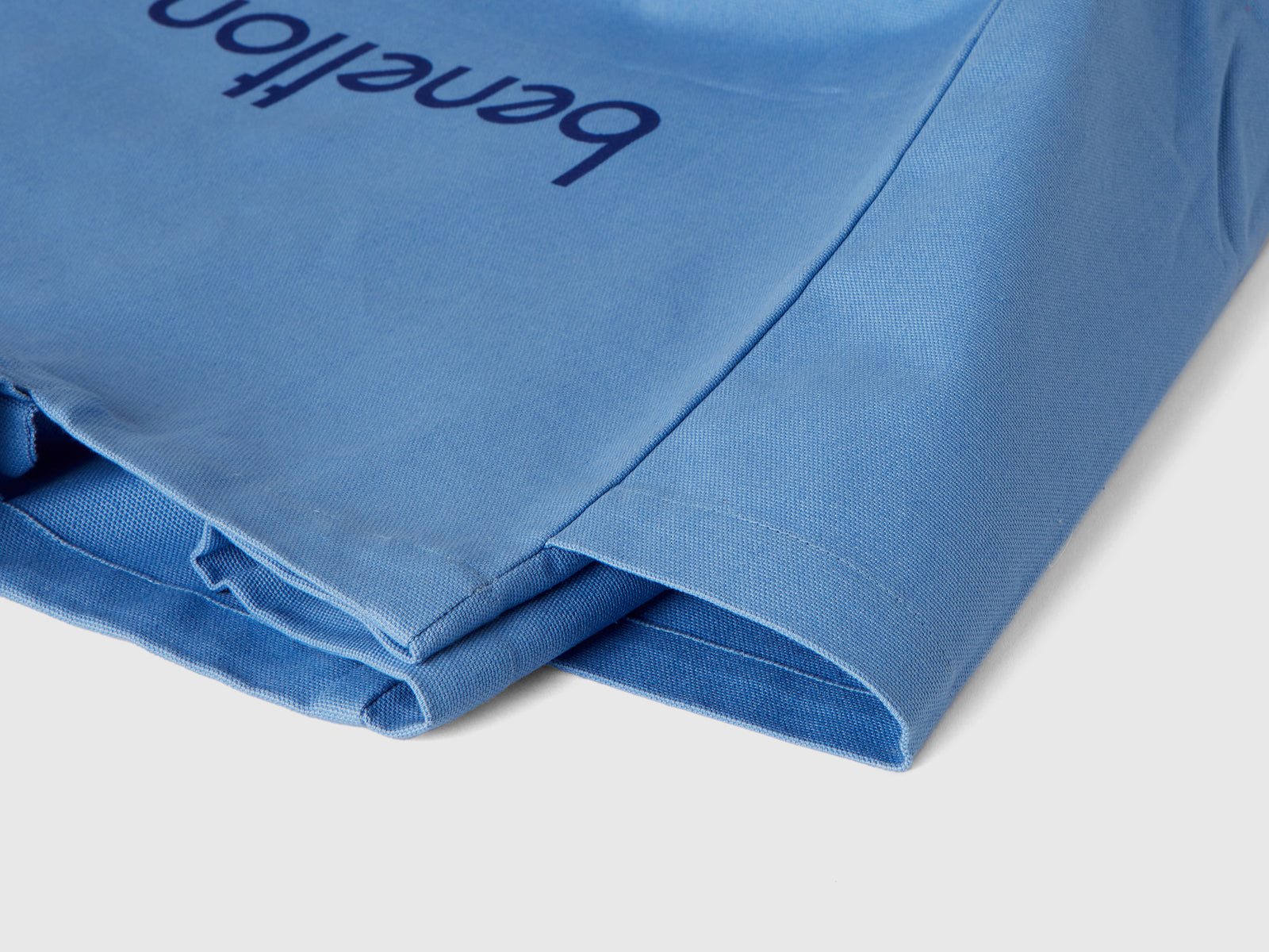 Light blue tote bag in pure cotton da uomo azzurro 3 | Multimarchio Outlet