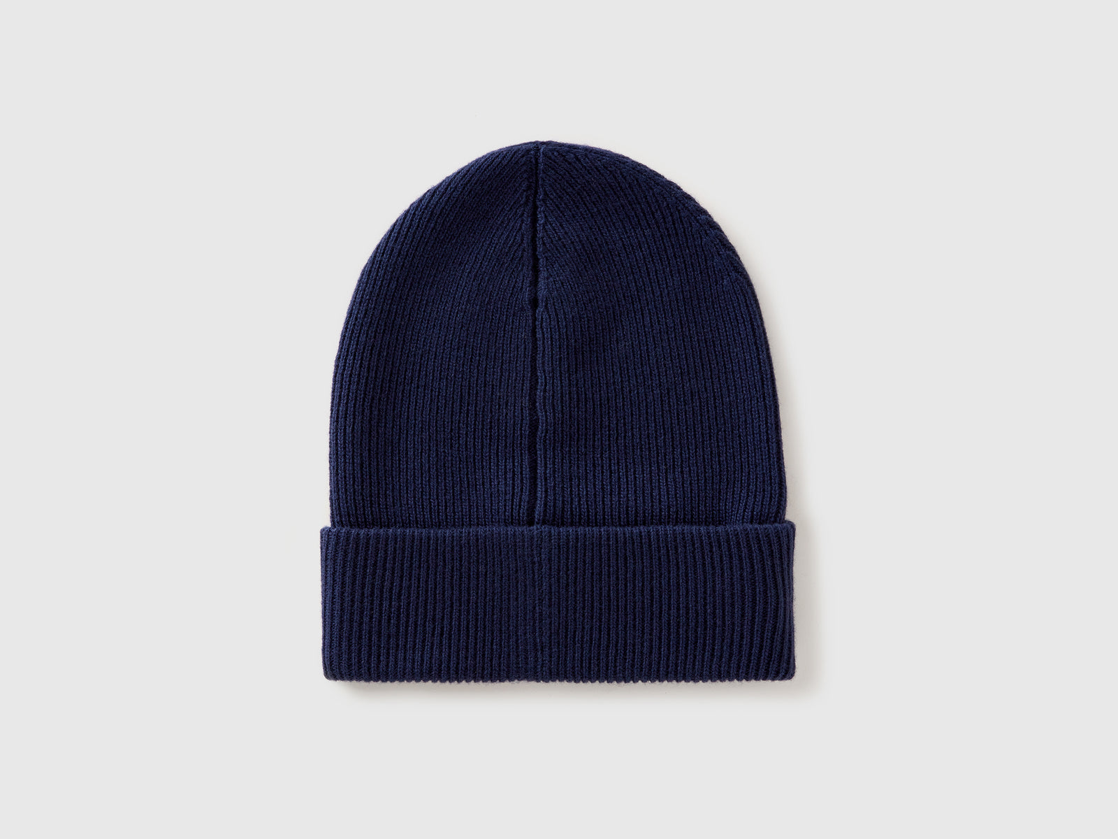 Berretto in misto lana da bambino blu scuro 2 | Benetton Outlet