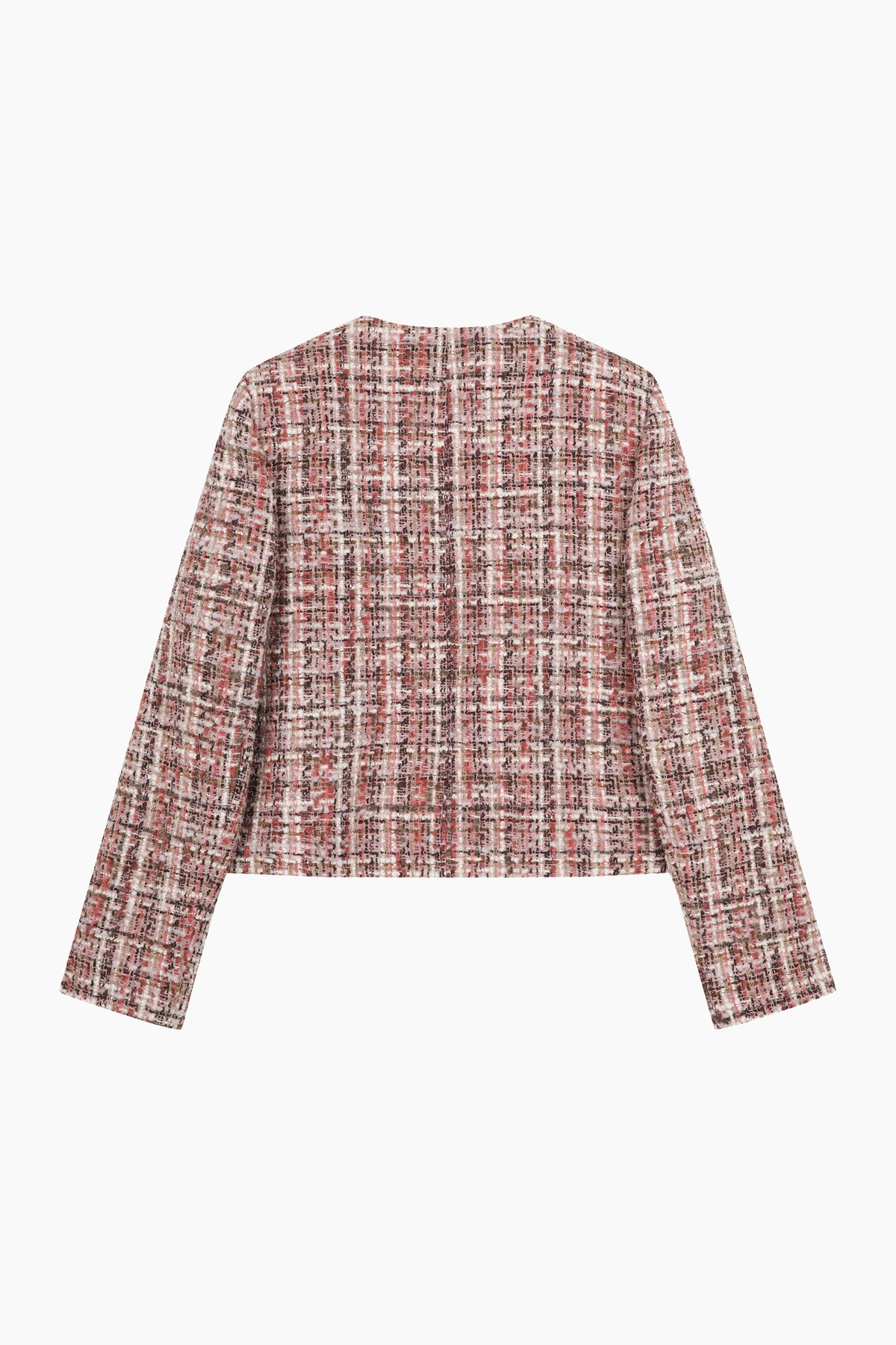 Giacca in tweed con bottoni gioiello