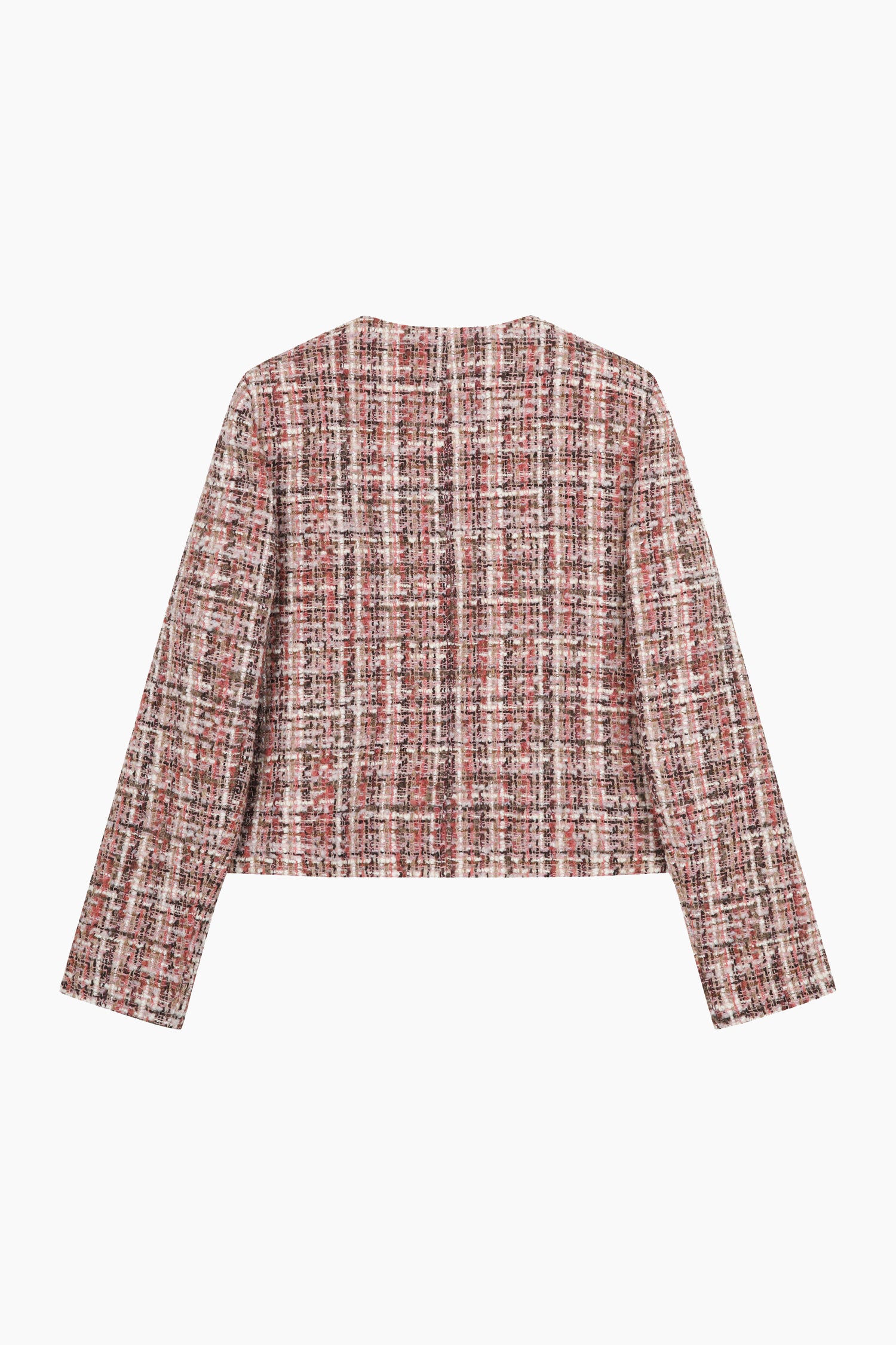 Giacca in tweed con bottoni gioiello da donna rosso 2 | Sisley Outlet