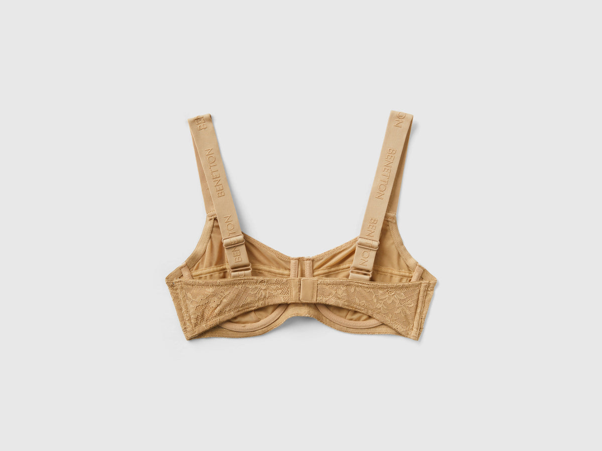 Reggiseno coppa C in pizzo stretch