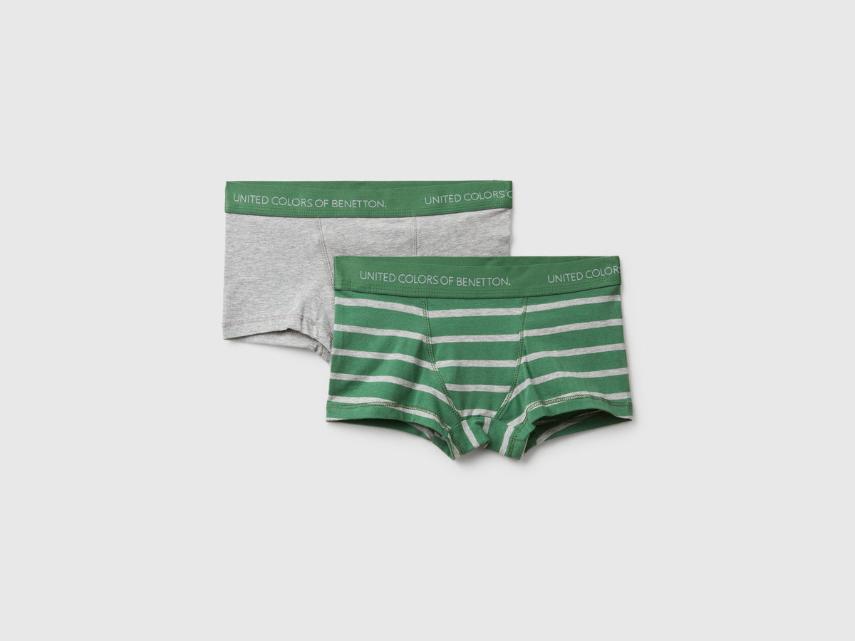Due boxer in cotone stretch