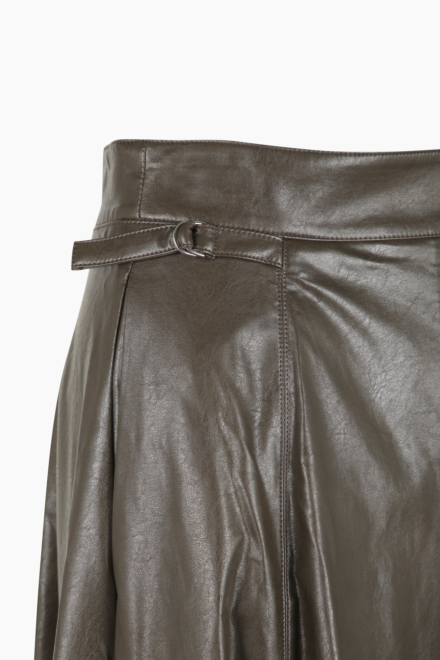 Gonna lunga a ruota da donna marrone scuro 4 | Sisley Outlet