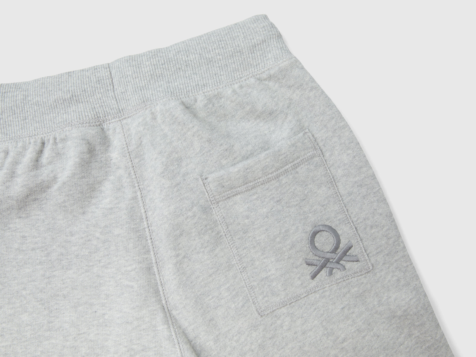 Joggers in calda felpa da bambino grigio 2 | Benetton Outlet