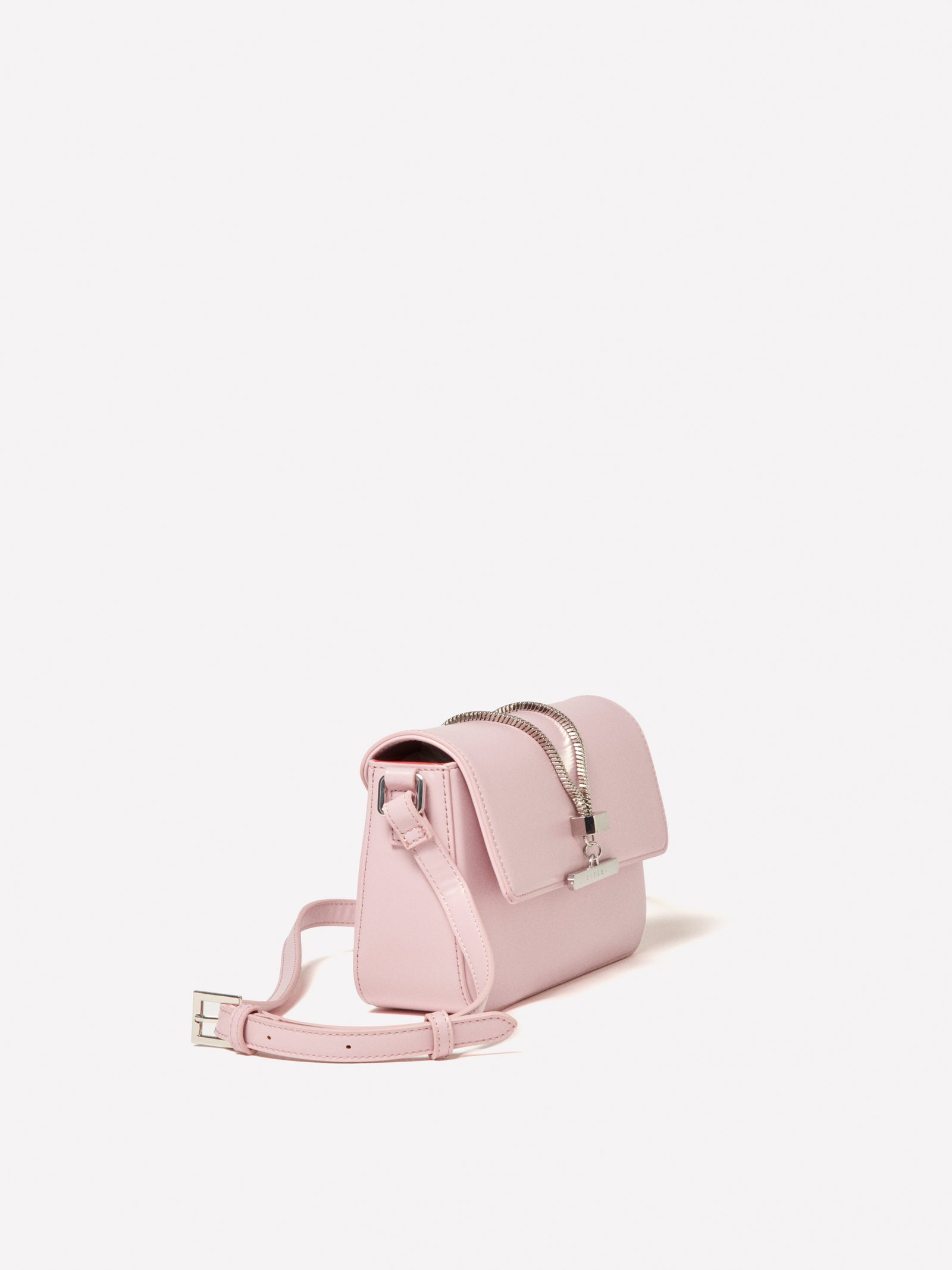 Borsetta a tracolla con catena da donna rosa 4 | Sisley Outlet
