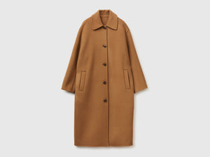 Cappotto lungo 100% lana