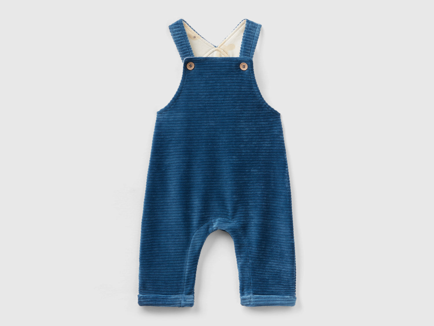 Salopette in ciniglia da neonato avio | Benetton Outlet
