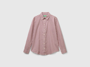 Camicia fantasia in cotone leggero