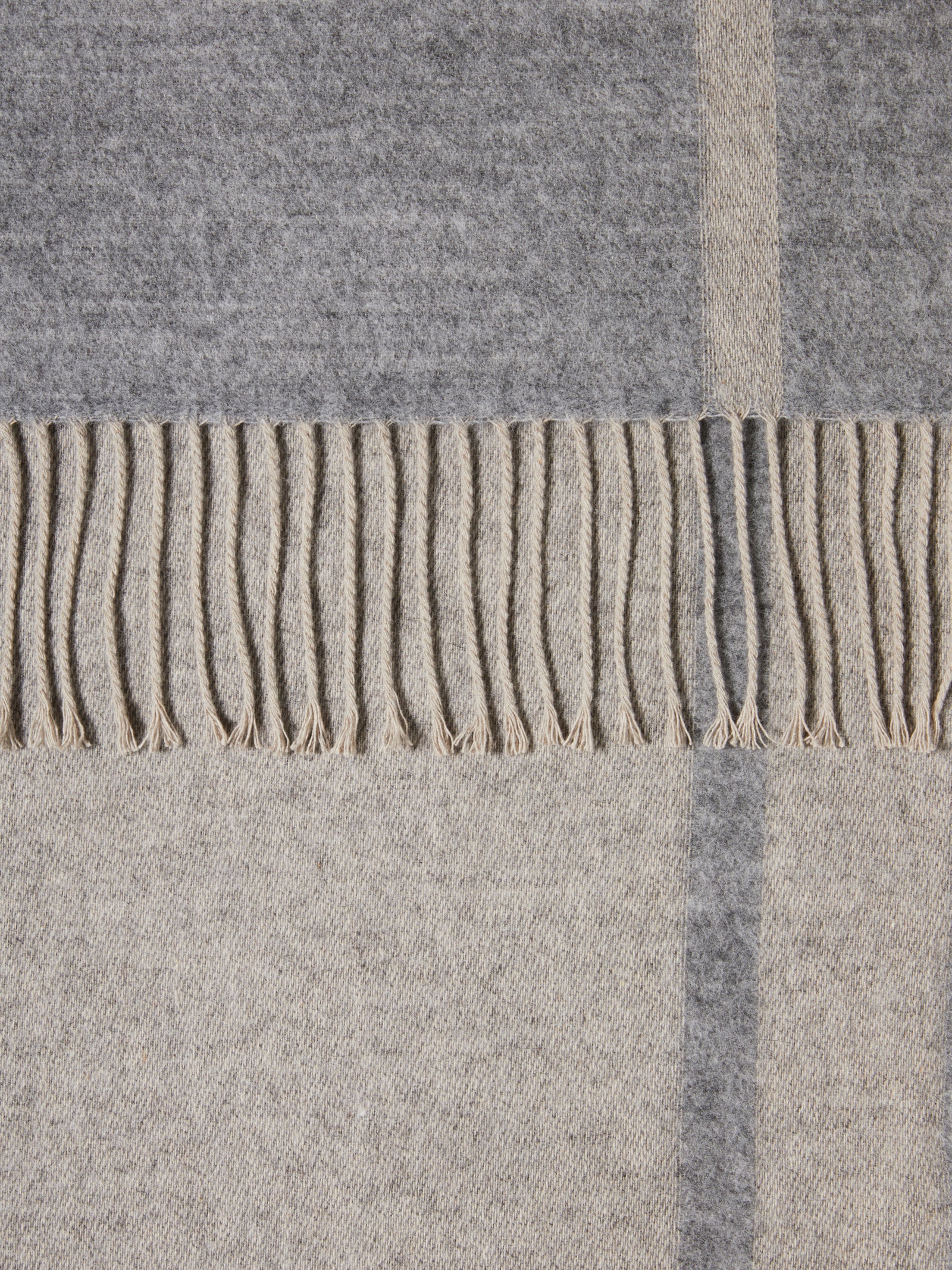 Sciarpa con contrasto da uomo grigio 2 | Sisley Outlet