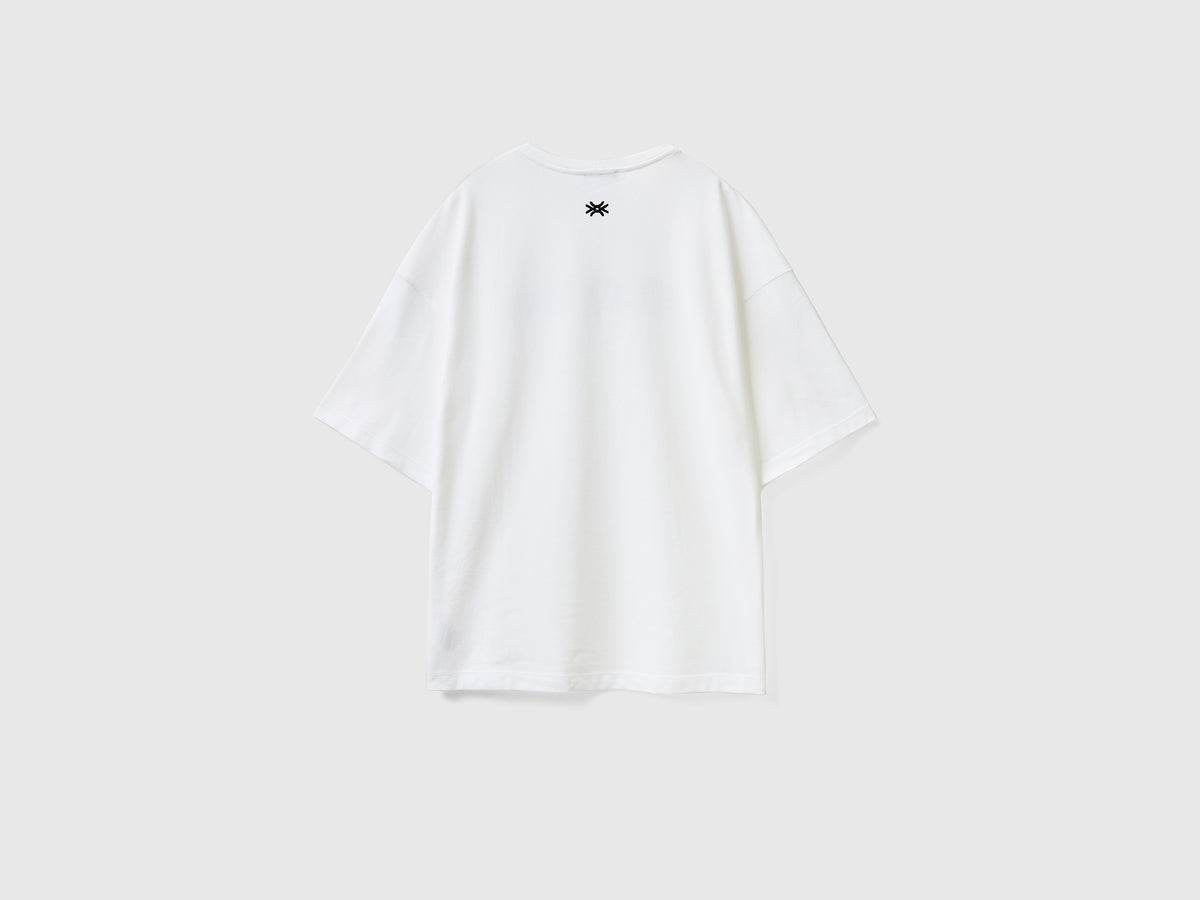 T-shirt con stampa logo
