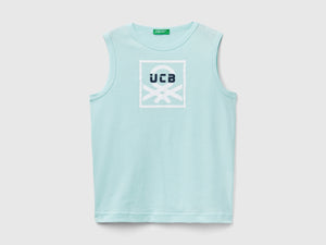 Canotta 100% cotone bio con logo