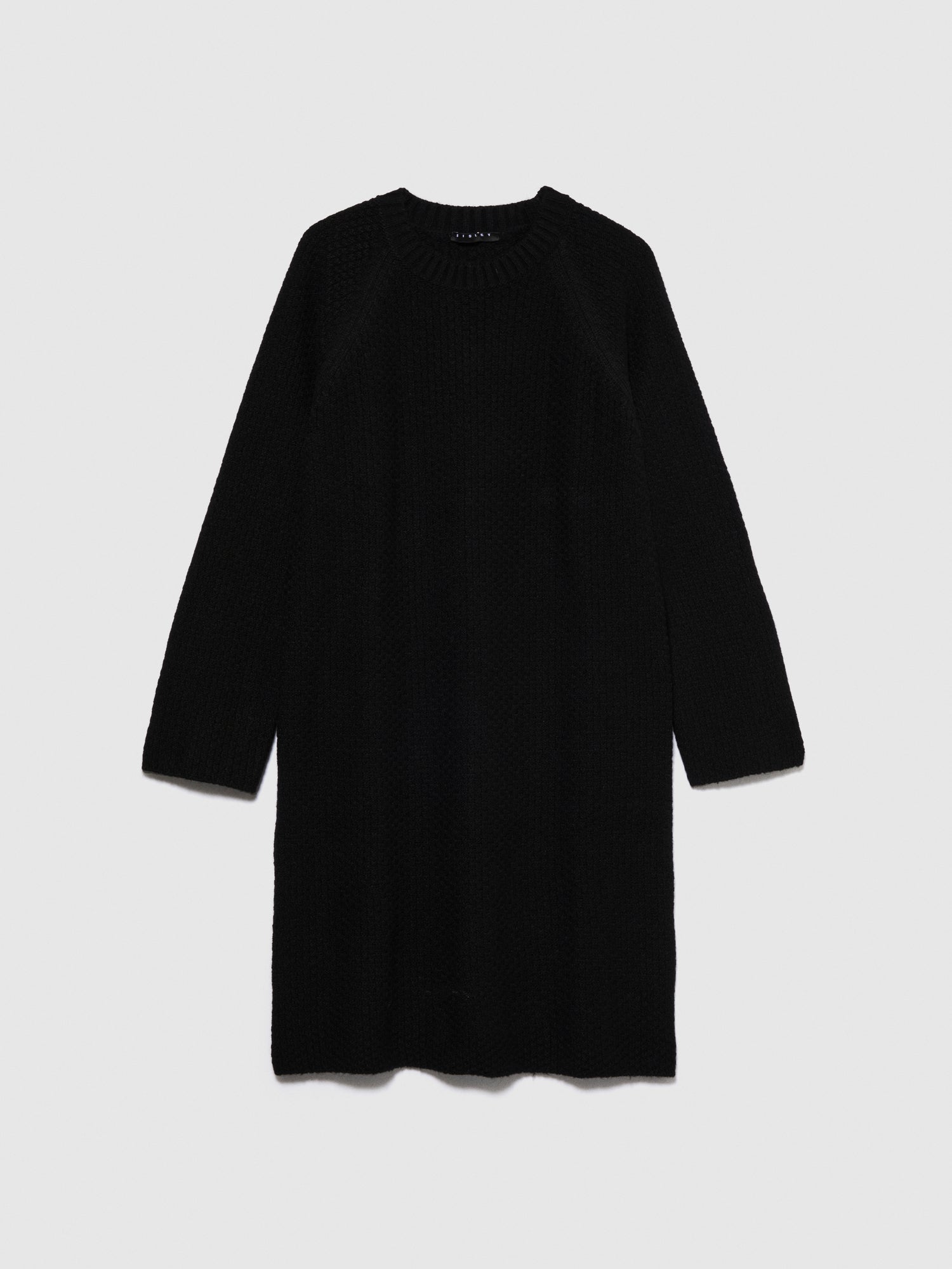 Vestito corto in maglia da donna nero | Sisley Outlet