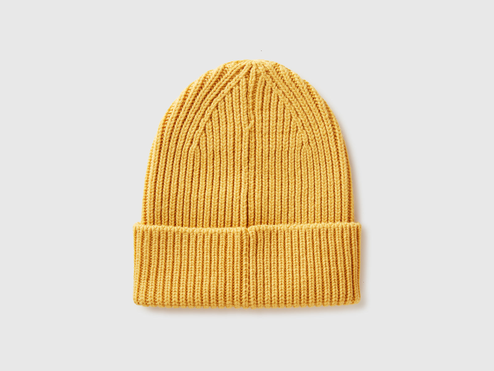 Cappello in misto lana da uomo senape 2 | Benetton Outlet