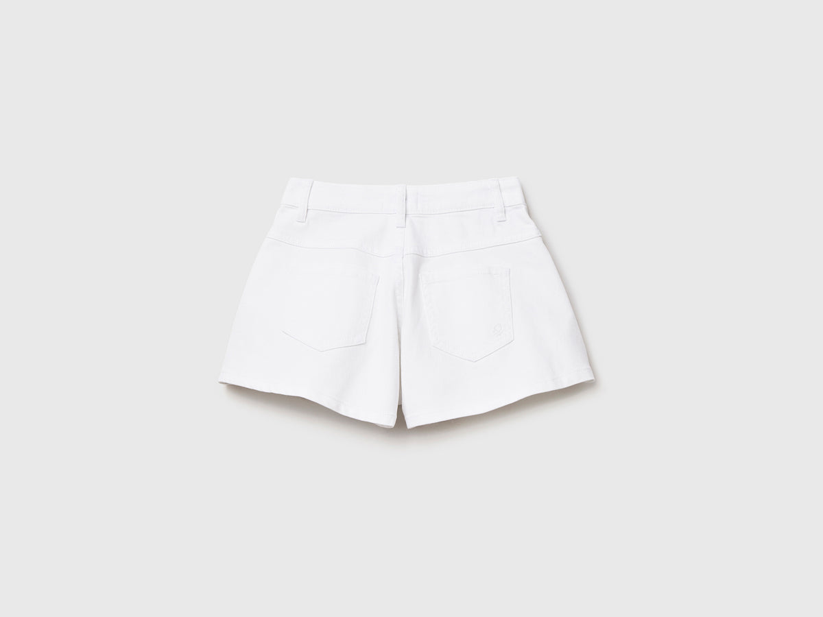 Pantaloncini corti in cotone elasticizzato