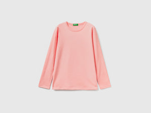 T-shirt a manica lunga in cotone bio