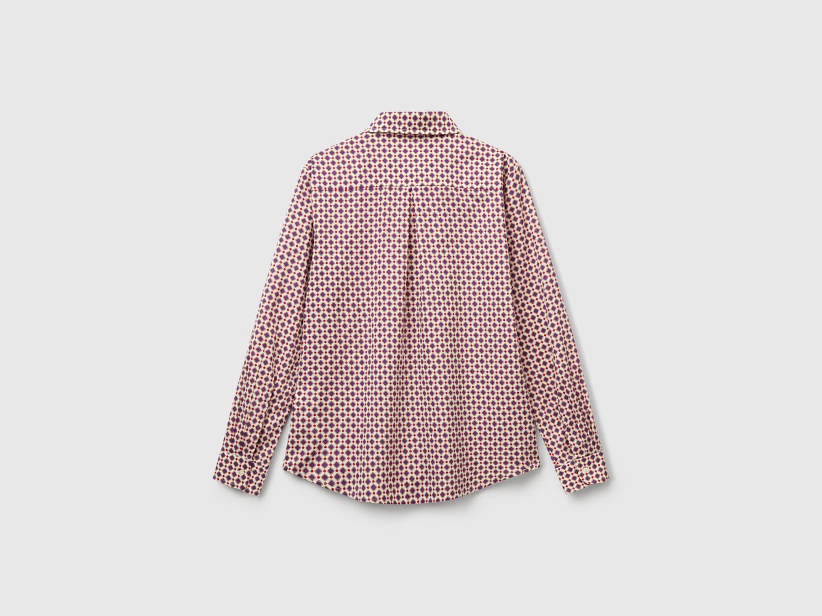 Camicia fantasia in cotone leggero