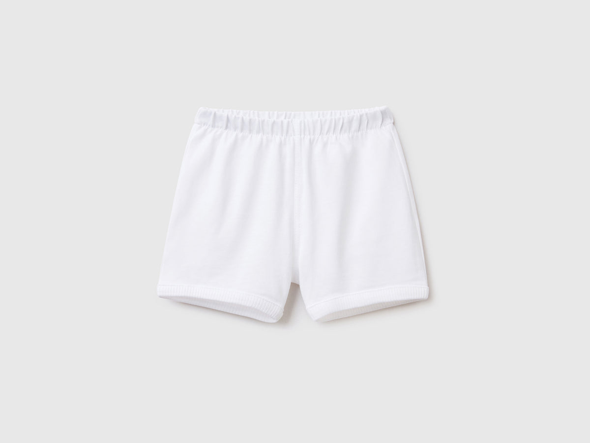 Pantaloni corti in puro cotone