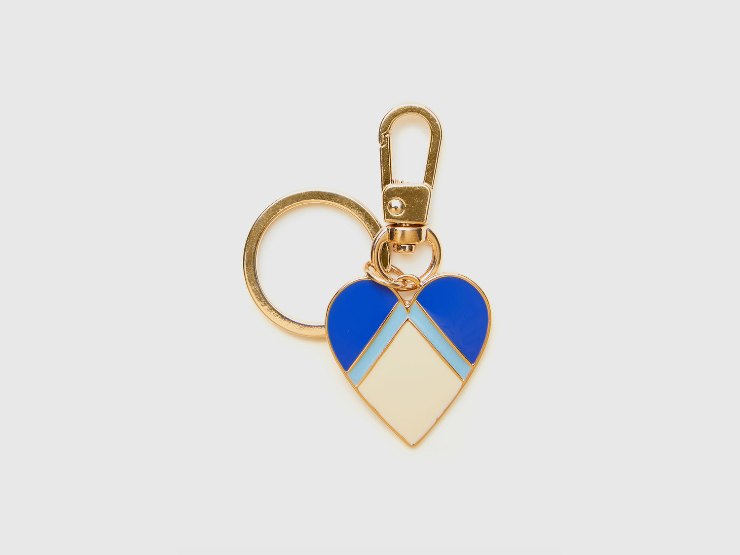 Portachiavicon pendente cuore da donna azzurro | Benetton Outlet