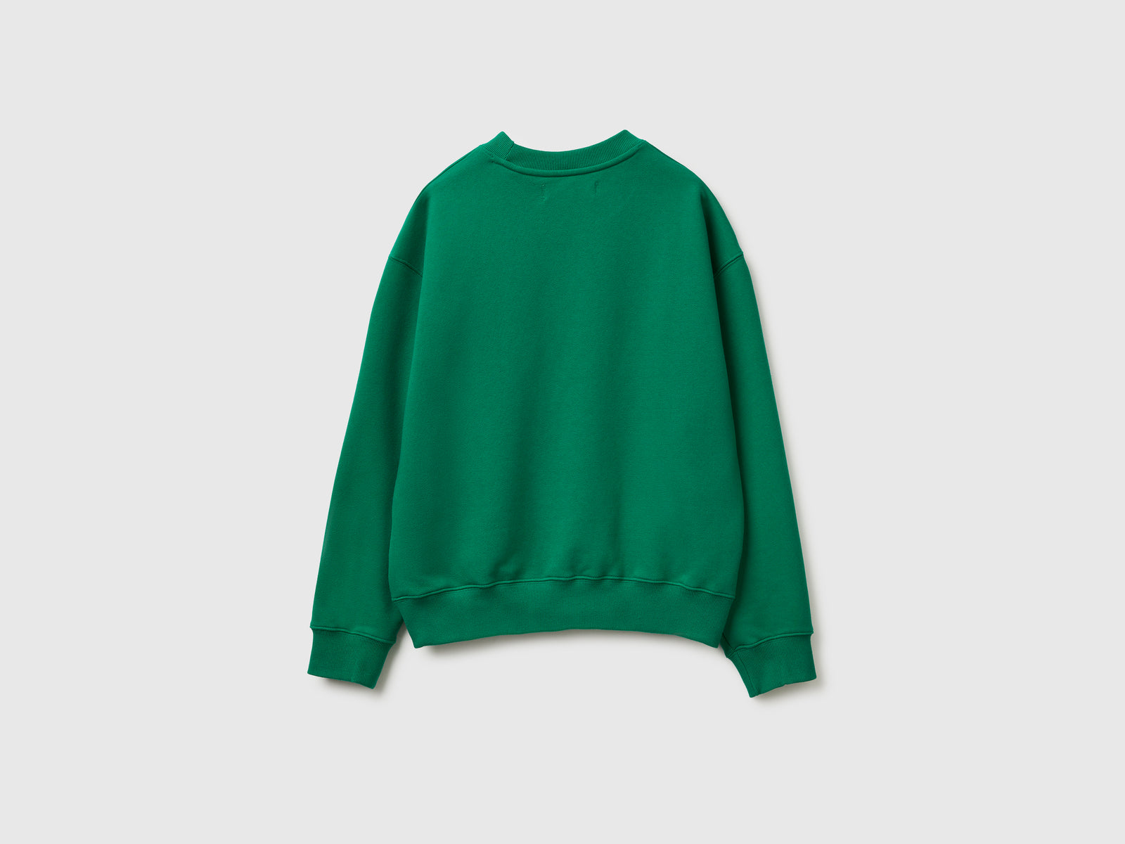 Felpa con ricamo da donna verde 2 | Benetton Outlet