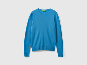 Maglia girocollo in pura lana Merino