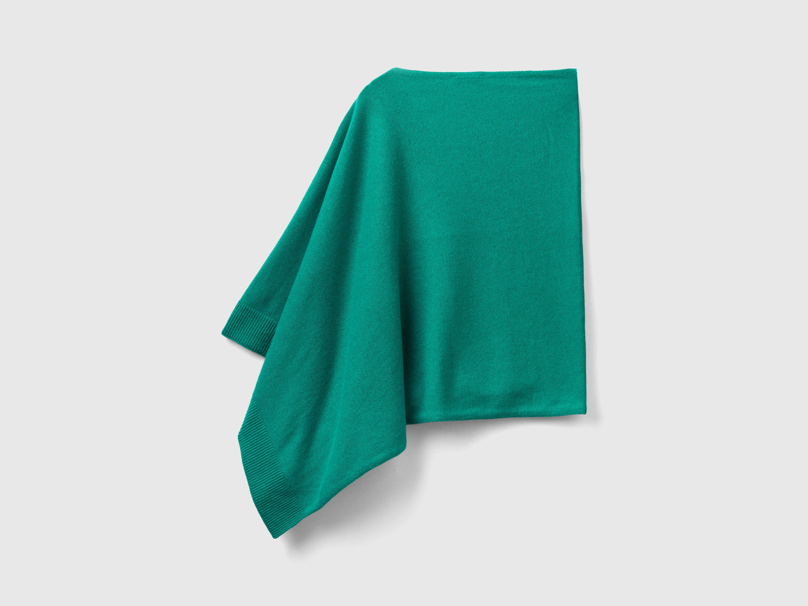 Mantella in misto cashmere da donna verde 2 | Benetton Outlet