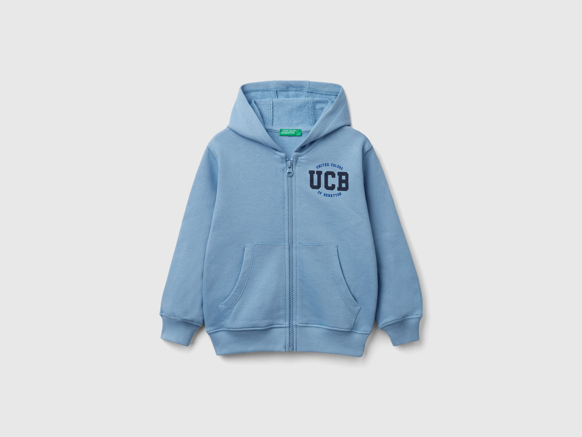 Felpa con logo e cappuccio