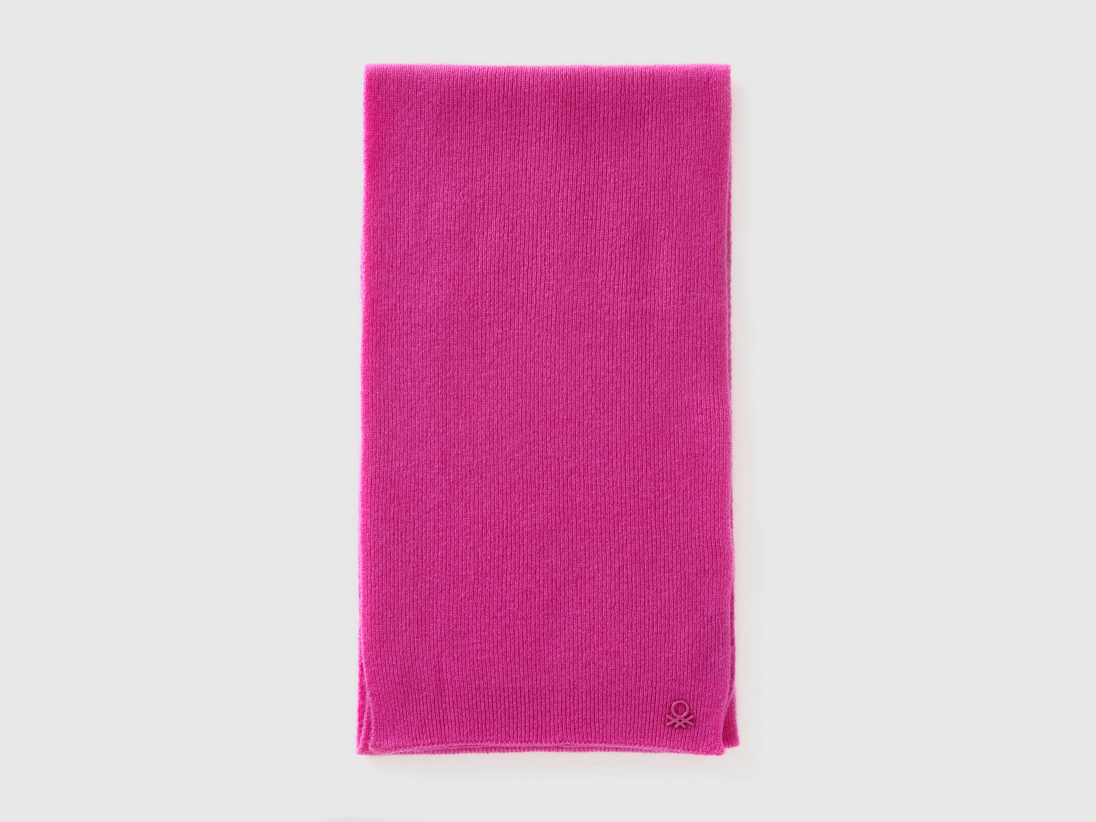 Sciarpa in misto lana da bambino fucsia 2 | Benetton Outlet