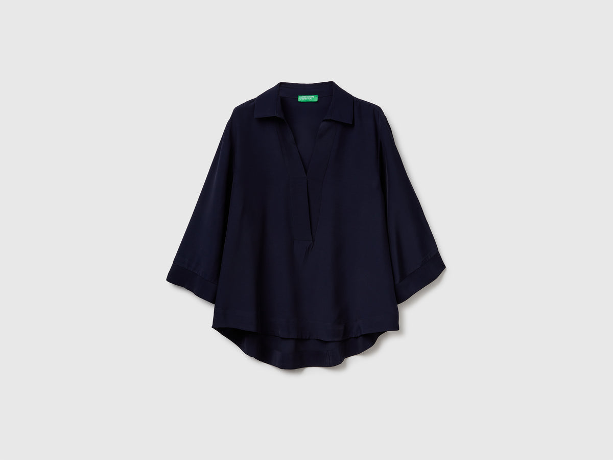 Blusa ampia 100% viscosa