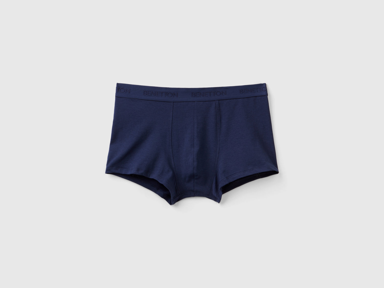 Boxer in misto lyocell da uomo blu scuro | Benetton Outlet