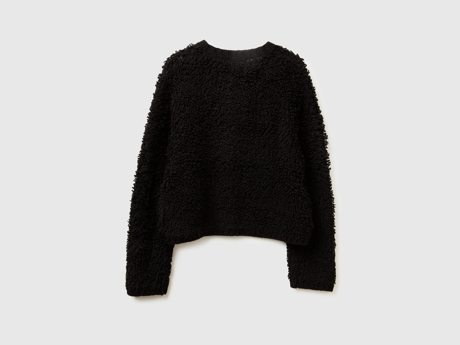 Giacchina in maglia da donna nero 2 | Benetton Outlet