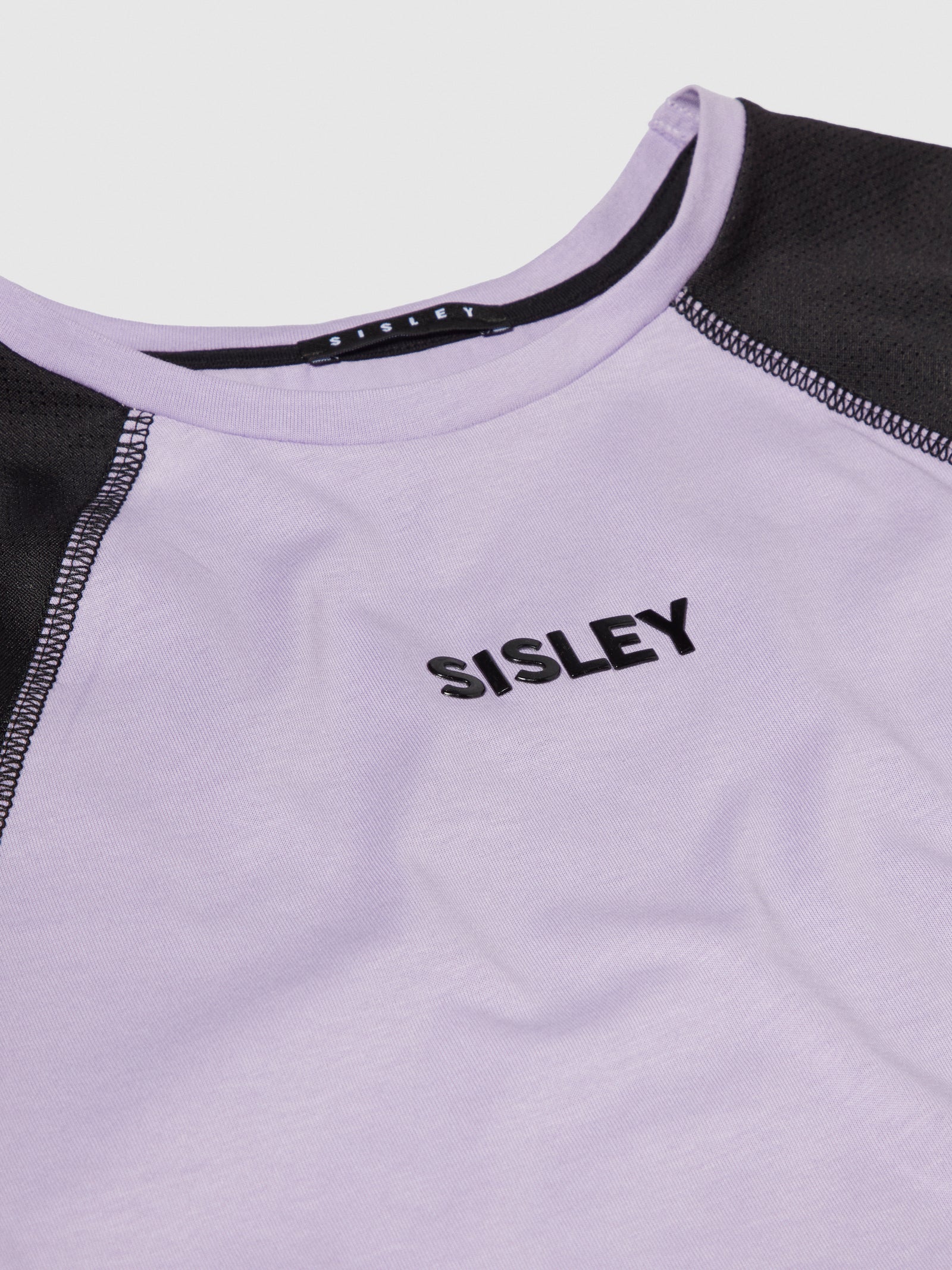 T-shirt sporty con logo da bambina lilla 2 | Sisley young Outlet