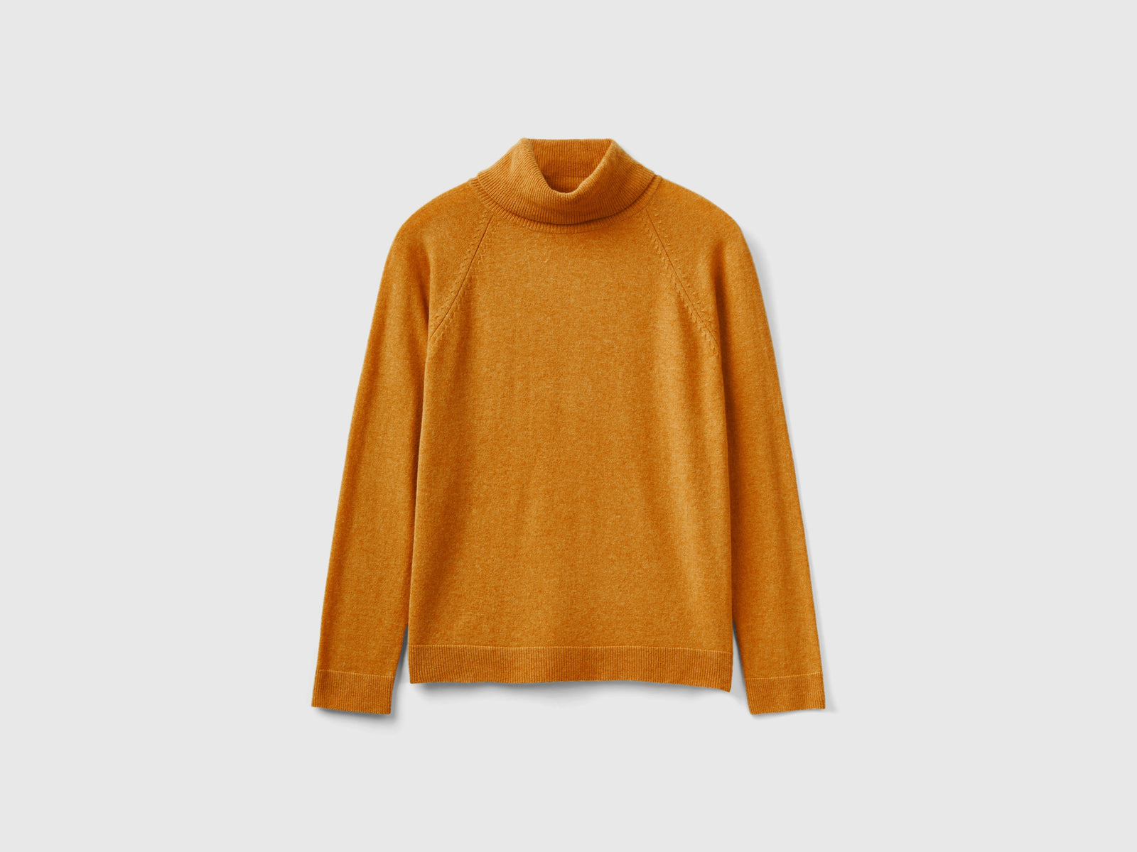 Dolcevita tabacco in misto lana e cashmere da donna bruciato 2 | Benetton Outlet