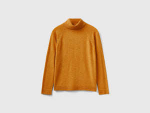 Dolcevita tabacco in misto lana e cashmere