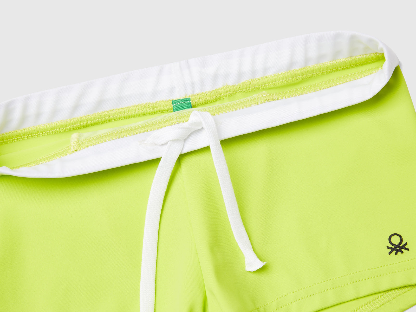 Costume boxer con coulisse in ECONYL® da bambino lime 2 | Benetton Outlet