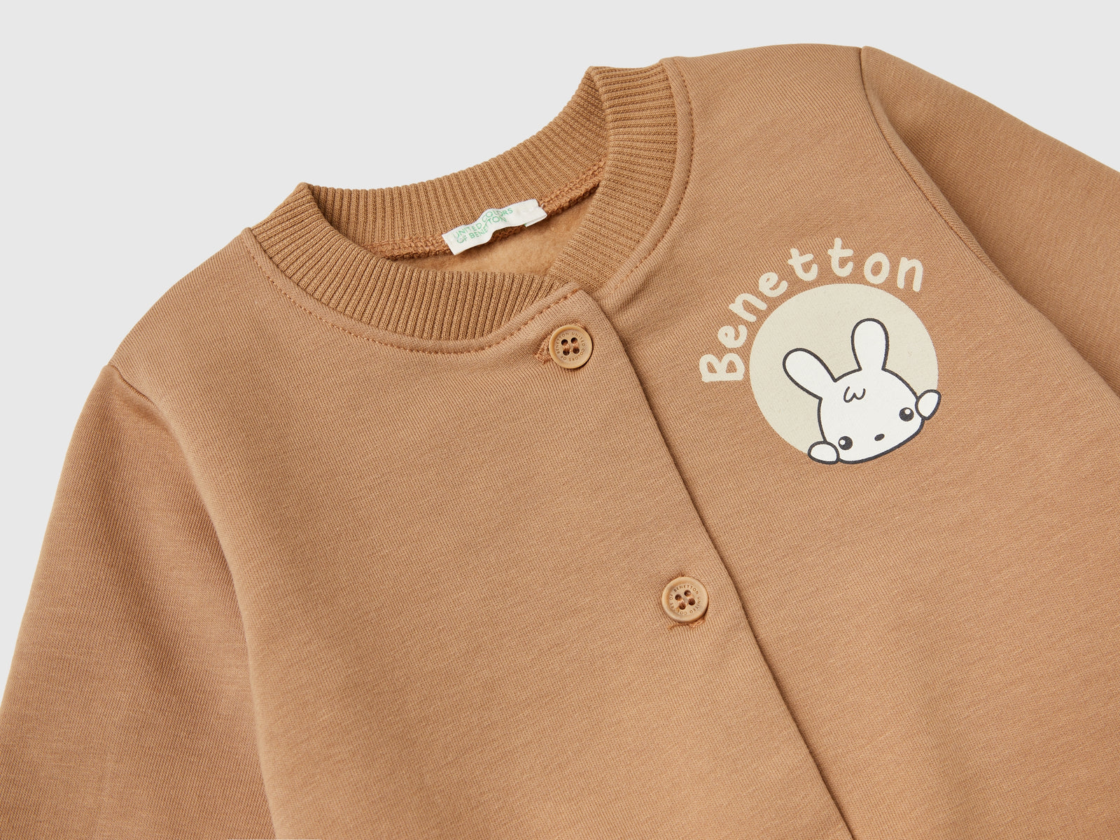 Calda felpa con stampa animaletti da neonato cammello 3 | Benetton Outlet