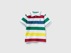 Polo manica corta a righe