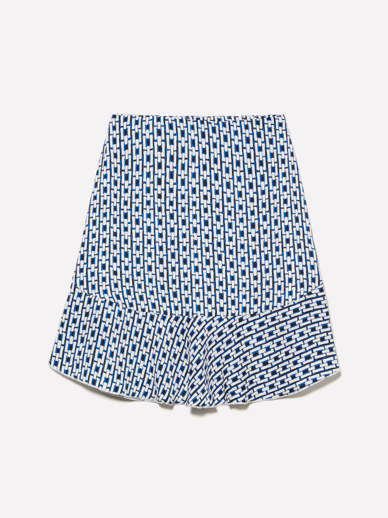 Minigonna stampata da donna blu | Sisley Outlet
