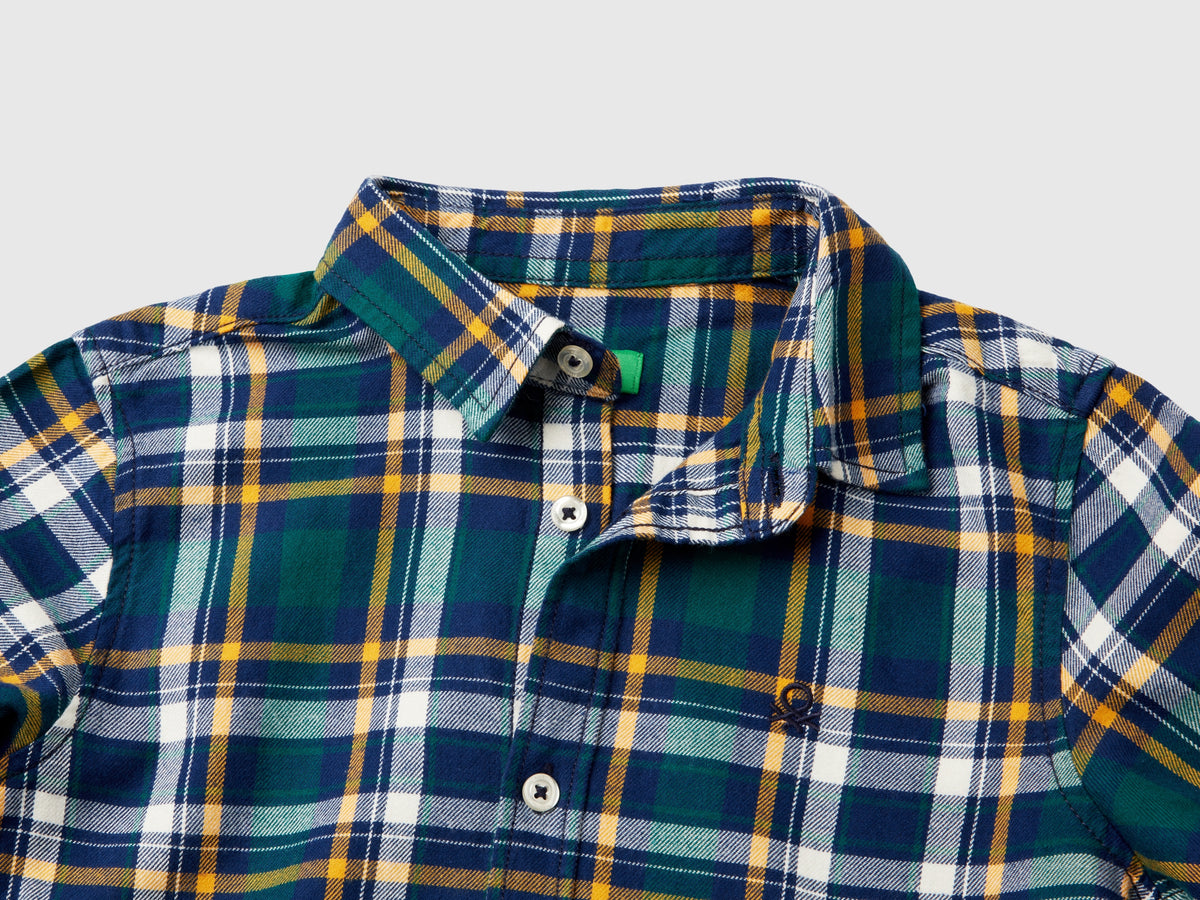 Camicia scozzese 100% cotone