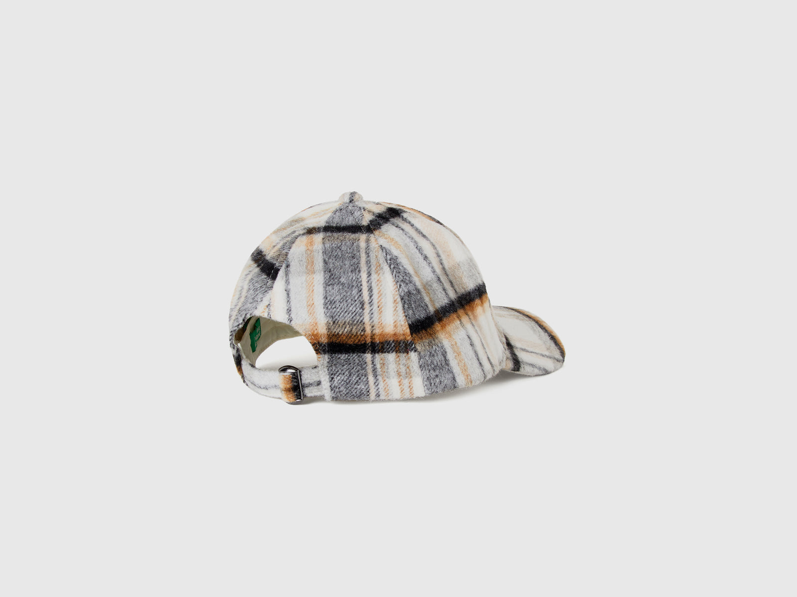 Cappellino baseball tartan da bambino nero 2 | Benetton Outlet