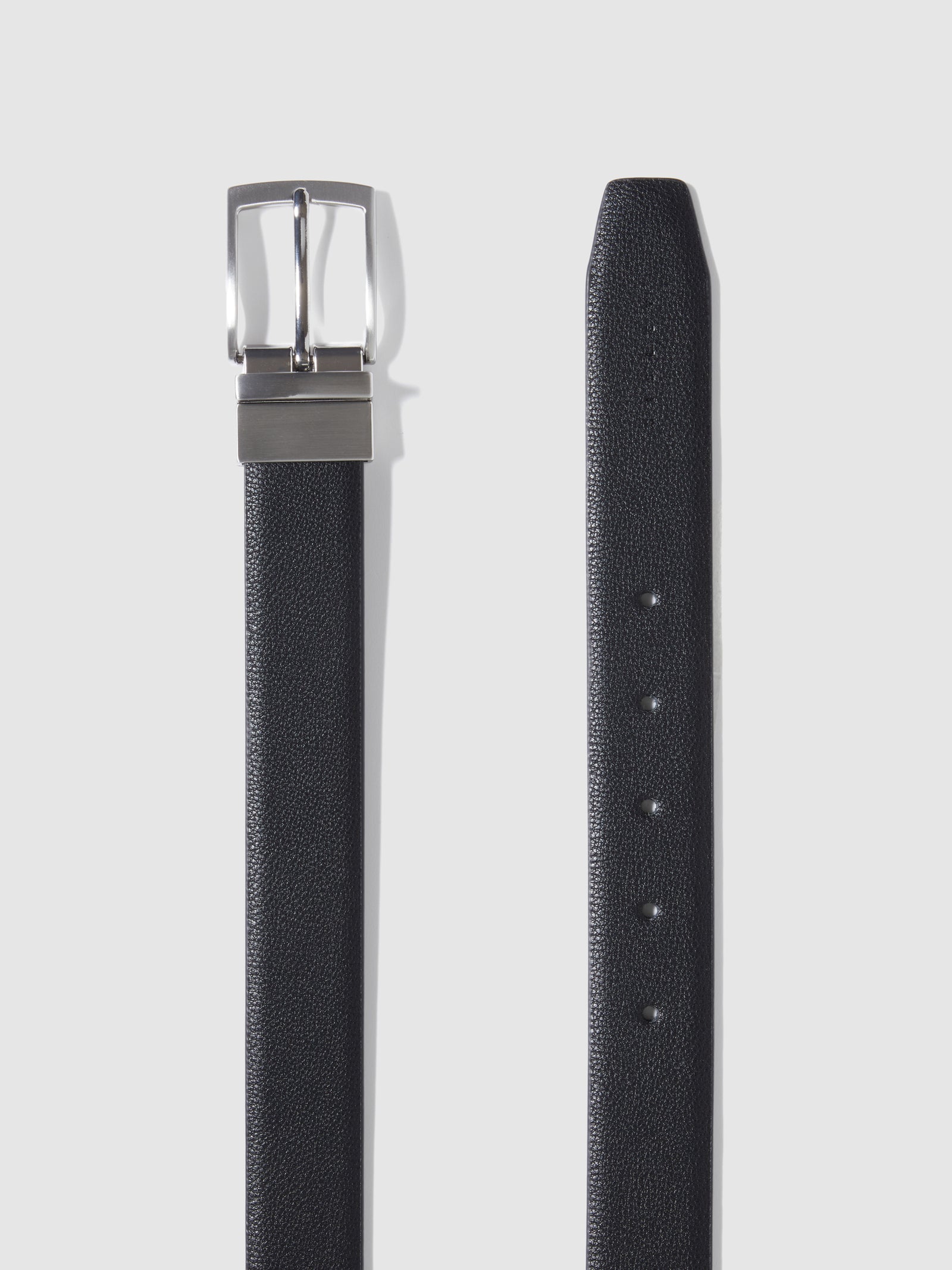 Cintura reversibile da uomo nero 2 | Sisley Outlet