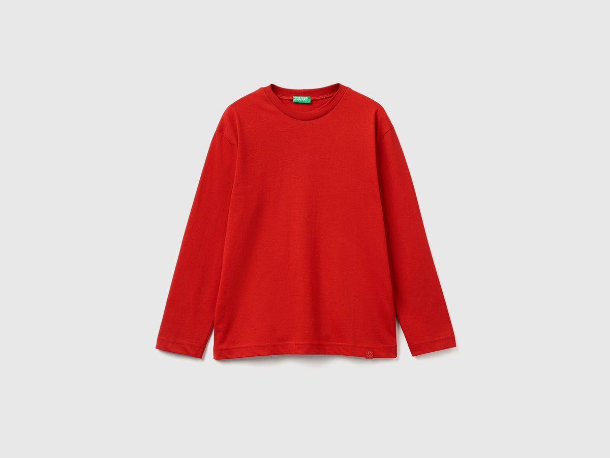 T-shirt girocollo cotone
