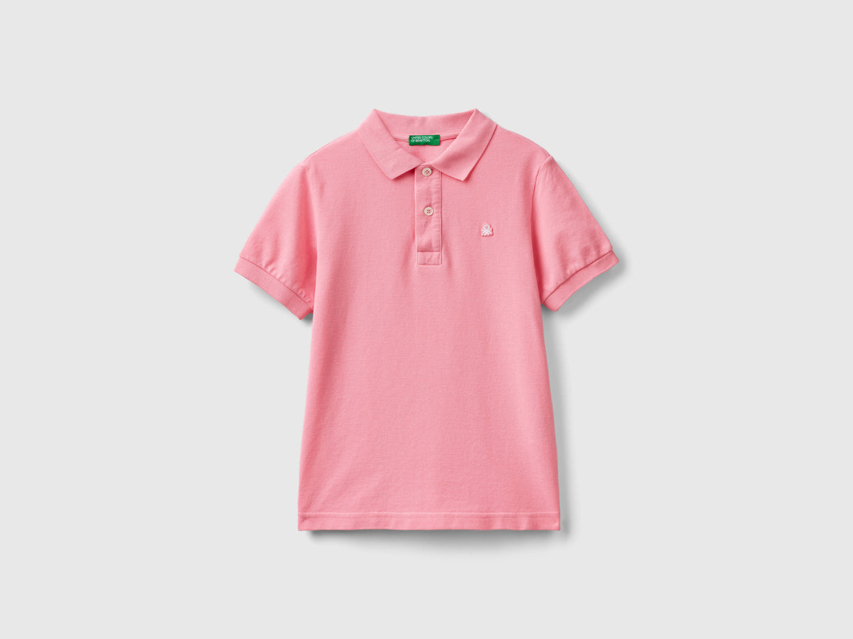 Polo slim fit 100% cotone