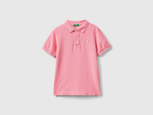 Polo slim fit 100% cotone