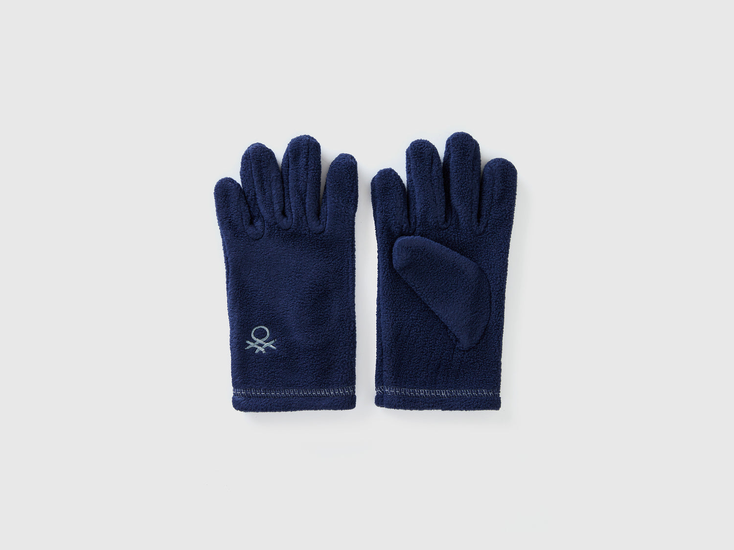 Guanti in pile da bambino blu scuro | Benetton Outlet