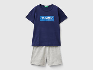 Completo t-shirt e bermuda 100% cotone