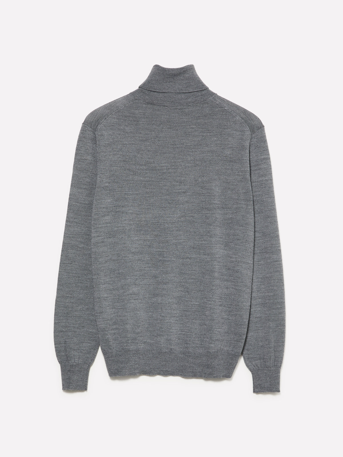 Maglia melange scuro con collo alto